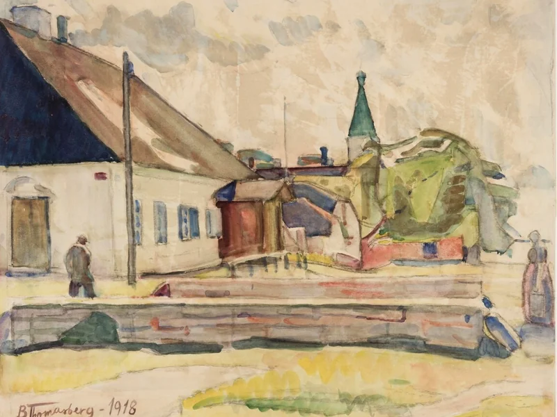 1897-Balder Tomasberg - Veduta di Paldiski